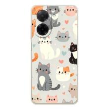 Чехол с рисунком кот на Xiaomi Redmi A5 – Коллаж котов