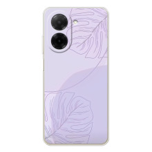 Чехол цветочный дизайн для Xiaomi Redmi A5 – Монстера фиолетовая