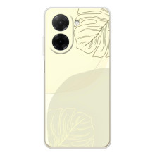 Чехол цветочный дизайн для Xiaomi Redmi A5 – Зелёный фон