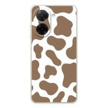 Чохол з принтом корови на Редмі А5 (Коричневий принт)