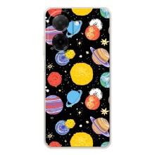 Космические Чехлы для Редми А5 (VPrint) (Рисованные планеты)