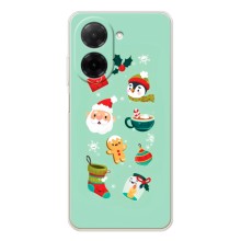 Новогодние Чехлы для Редми А5 (VPrint)