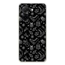 Новогодние, Праздничные Чехлы для Xiaomi Redmi A5 - 2024 год (Новогодний фон)