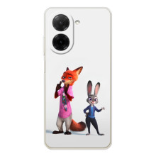 Силиконовый чехол с принтом Зоотрополіс для Xiaomi Redmi A5 – Джуди и Ник