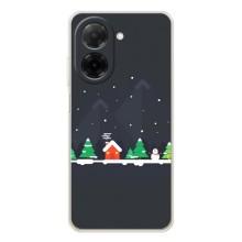 Силіконовий бампер на різдво для Xiaomi Redmi A5 (Місто зимове)