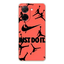 Силиконовый Чехол Nike Air Jordan на Редми А5