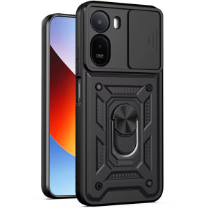 Чехол Ummi Camshield Serge Ring для Xiaomi Redmi A7 Pro 4G / Poco C81 / C81 Pro – Черный