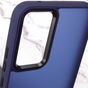Чехол TPU+PC Lyon Frosted для Xiaomi Redmi A7 Pro 4G / Poco C81 – Темно-синий