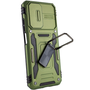 Ударопрочный чехол Camshield Army Ring для Xiaomi Redmi A7 Pro 4G / Poco C81 / C81 Pro – Оливковый