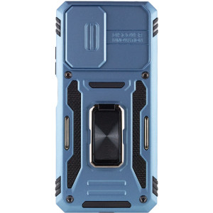 Ударопрочный чехол Camshield Army Ring для Xiaomi Redmi A7 Pro 4G / Poco C81 / C81 Pro – Голубой