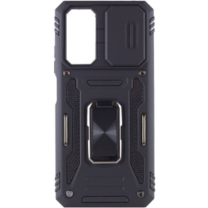 Ударопрочный чехол Camshield Army Ring для Xiaomi Redmi A7 Pro 4G / Poco C81 / C81 Pro – Черный