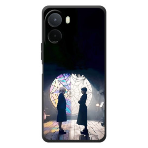 Чехлы с принтом Уэнсдей на Xiaomi Redmi A7 Pro – Уэнсдей и Энди