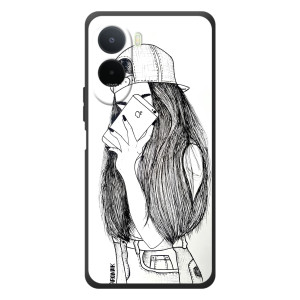 Чехол с печатью для Xiaomi Redmi A7 Pro - (Мода) (AlphaPrint)