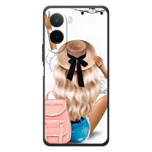 Чехол с печатью для Xiaomi Redmi A7 Pro - (Мода) (AlphaPrint)