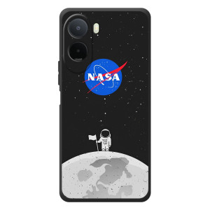 Силиконовый бампер с принтом "Наса" на Xiaomi Redmi A7 Pro – Космонавт NASA