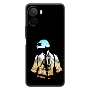 Силиконовый чехол с картинкой "Герой Pubg" на Xiaomi Redmi A7 Pro – Пубг мен
