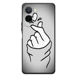Чехол с принтом для Xiaomi Redmi A7 Pro (AlphaPrint - Знак сердечка)
