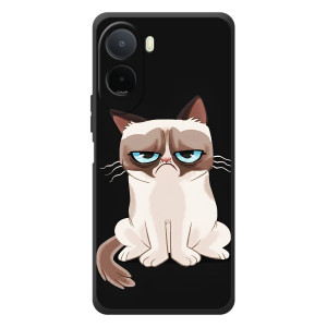 Чехол с принтом для Xiaomi Redmi A7 Pro (AlphaPrint) Модные коты