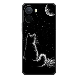 Чехол с принтом для Xiaomi Redmi A7 Pro (AlphaPrint) Модные коты