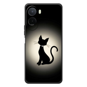 Чехол с принтом для Xiaomi Redmi A7 Pro (AlphaPrint) Модные коты