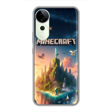 Чохол з картинками Майнкрафт для 

ШтаііаMі Redmi  А7 Pro 
 – Лого Майнкрафт