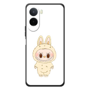 Чохол з принтом Лабубу для Xiaomi Redmi A7 Pro – Бежевий Лабубу