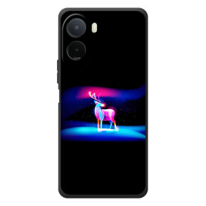 Силіконовий бампер з картинкою звірів для Xiaomi Redmi A7 Pro (Яскравий олень)