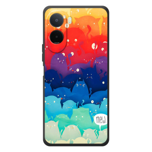 Силиконовый чехол с котиком для Xiaomi Redmi A7 Pro (Mew)
