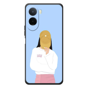 Силіконовый Чохол на Xiaomi Redmi A7 Pro з картинкой Модных девушек – Жовта кепка