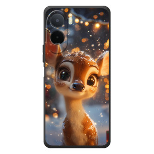 Яркий чехол для Xiaomi Redmi A7 Pro с Зимними Оленятами