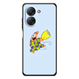 Чехлы с Патриком на Xiaomi Redmi A7 (Патрик с подушкой)