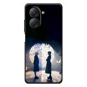 Чехлы с принтом Уэнсдей на Xiaomi Redmi A7 – Уэнсдей и Энди