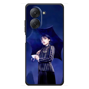 Чехлы с принтом Уэнсдей на Xiaomi Redmi A7 – Уэнсдей с зонтом