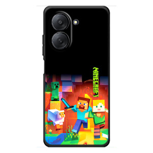 Чехлы для Xiaomi Redmi A7 (Персонажи Майн Крафт) – Герой Майнкрафт