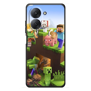 Чехлы для Xiaomi Redmi A7 (Персонажи Майн Крафт) – Майн-крафт