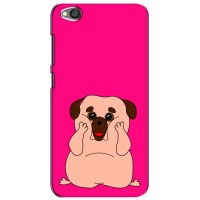 Чехол (ТПУ) Милые собачки для Xiaomi Redmi Go (Веселый Мопсик)