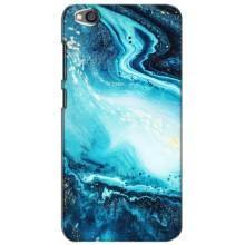 Мраморный чехол на Xiaomi Redmi Go (VPrint) – Голубой мрамор