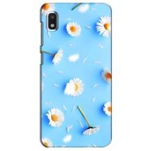 Чохол з Квітами для Xiaomi Redmi K20 Pro – ромашки на блакитному