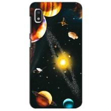 Чехол (ТПУ) с планетами на Xiaomi Redmi K20 Pro – Вид с космоса