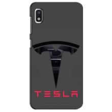 Силиконовый бампер с картинкой машины на Xiaomi Redmi K20 Pro (Logo TESLA)