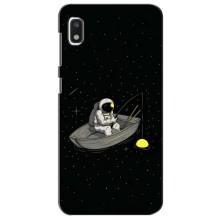 Силиконовый Чехол с принтом "Космонавты" на Xiaomi Redmi K20 Pro – Космонавт на рыбалке