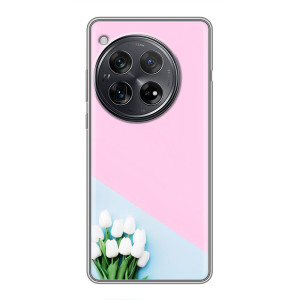 Чехлы с картинкой (Тюльпаны) на :Xiaomi Redmi K80 Pro – Белые тюльпаны
