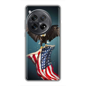 Чехол Флаг USA для Xiaomi Redmi K80 Pro – Орел и флаг