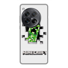 Чохол Майнкрафт на Xiaomi Redmi K80 Pro (AlphaPrint) Minecraft – кріпер Майнкрафт