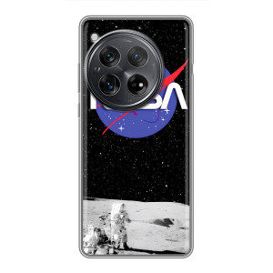 Силіконовый бампер з принтом "Наса" на Xiaomi Redmi K80 Pro – Nasa на місяці