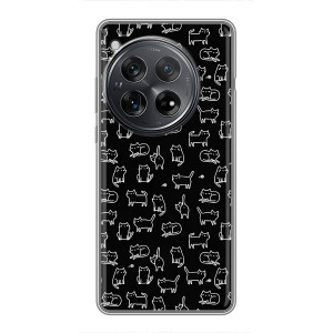 Чохол з принтом для Xiaomi Redmi K80 Pro (AlphaPrint) Модні коти