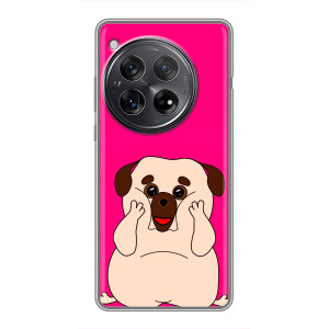 Чохол (ТПУ) Милі песики для Xiaomi Redmi K80 Pro (Веселий Мопсік)