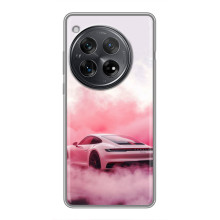 Чехол с авто Порше для Xiaomi Redmi K80 Pro – Розовый Порше