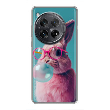 Чохол з принтом стильні тварини для Шіаомі Редмі K80 Pro (Кролик в окулярах)