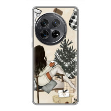 Рождественские, Праздничные Чехлы для Xiоми Редми К80 Про (Девушка с елкой)